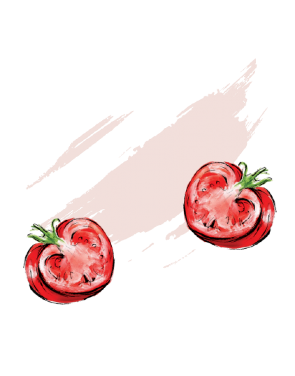 Tomato with pulp